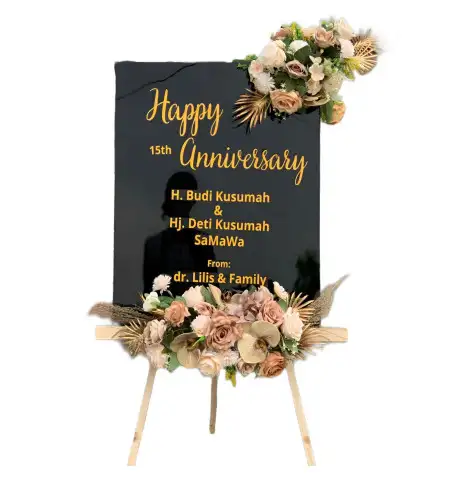 Papan Bunga Akrilik Senopati