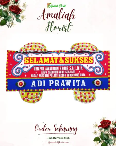 Papan Bunga Ucapan Selamat Senopati